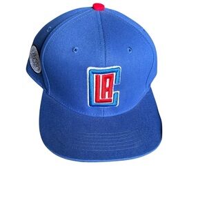 Blue Los Angeles Clippers Cap with Red and White Logo